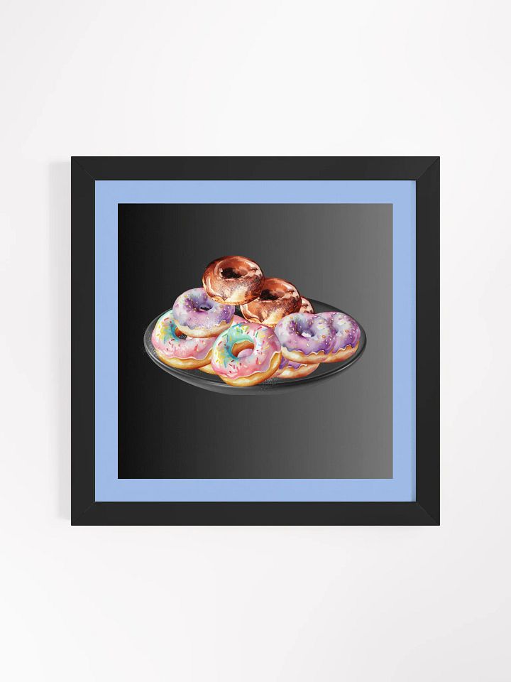 Gourmet Donut Delight Framed Poster product image (1)