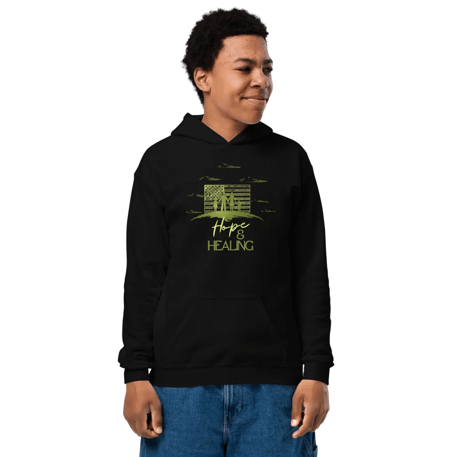 GREEN STAR KIDS HOODIE product image (1)