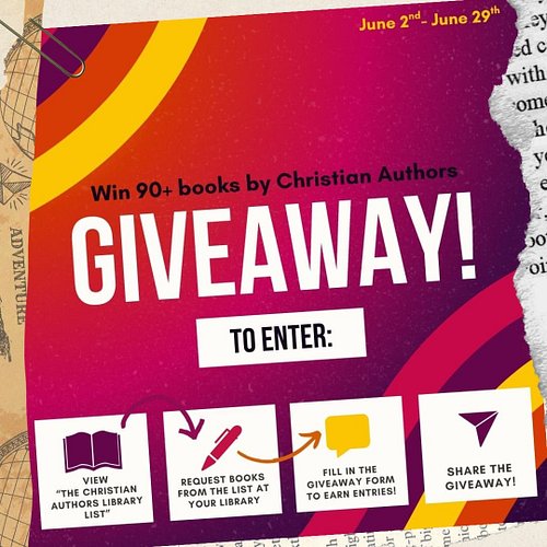 Giant giveaway alert!!

Win 90+ books by Clean and Christian Fiction Authors!
To Enter:

Request books from “The Christian Au...