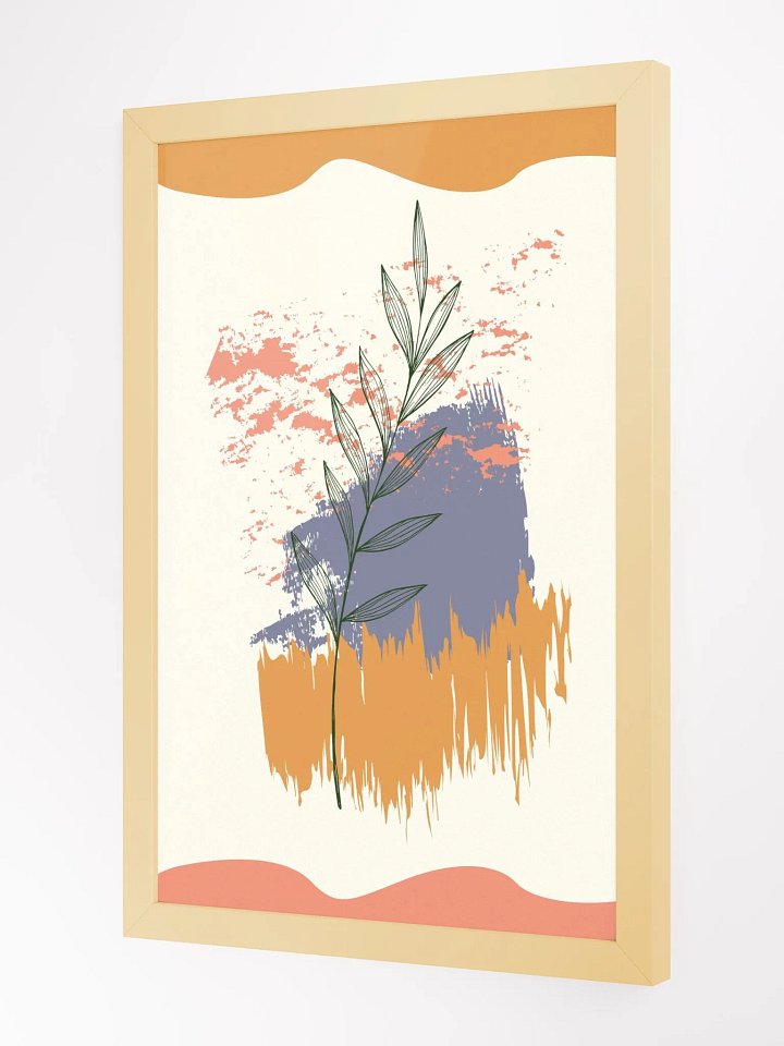 Leafy Sketch Framed Matte Poster product image (10)