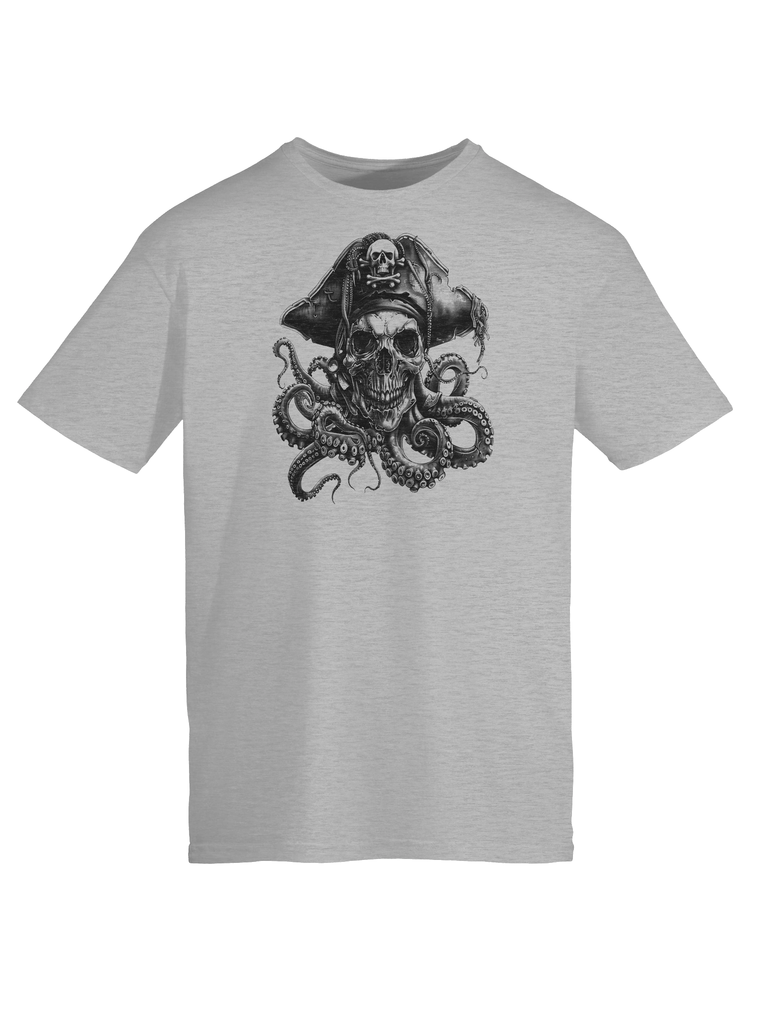 Pirate Skull & Octopus Tentacles T-Shirt product image (9)
