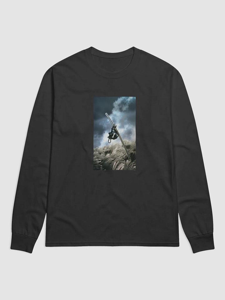Ghost Of Tsushima Katana And Mask Long Sleeve Tee product image (2)