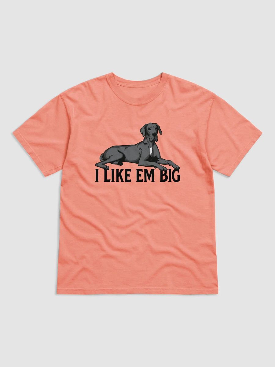I Like Em Big T-Shirt of a Great Dane (Blue) | Funny T-Shirt for Great Dane Paw-rents product image (29)