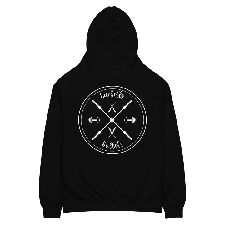 Barbells & Bullets X Emblem Unisex Hoodie product image (2)