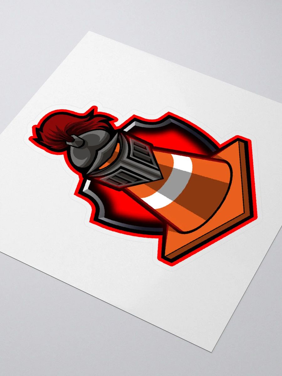 Red Helmet Sticker product image (3)