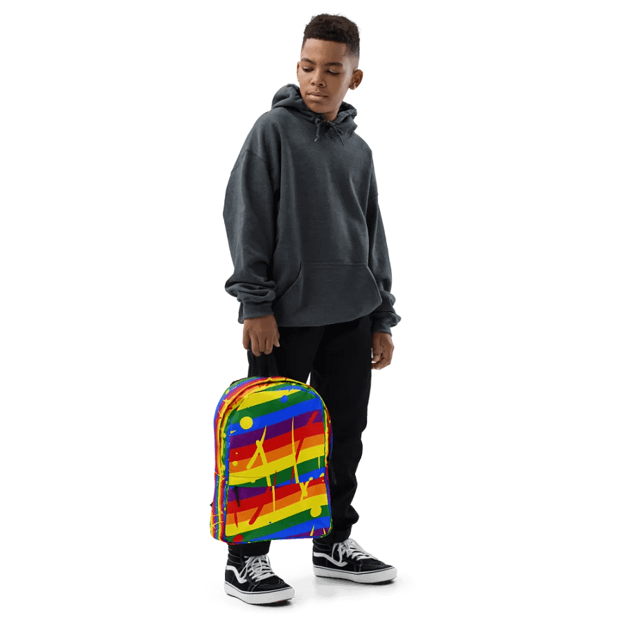 Back To School Rainbow Backpack Bag product image (6)