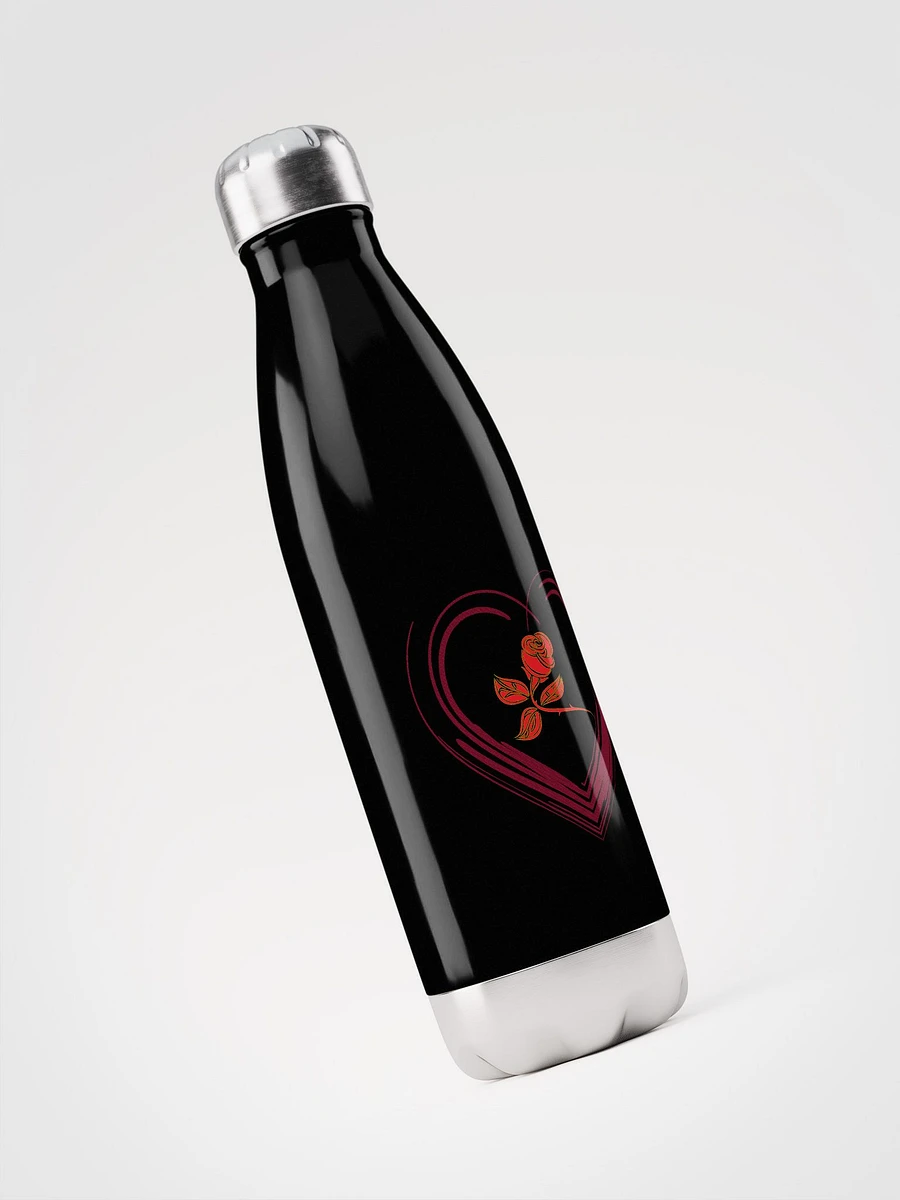 Golden Rose Heart Stainless Steel Bottle product image (3)