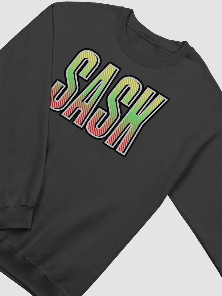 Sask Saskatoon Saskatchewan Vibrant Stripes Crewneck product image (2)