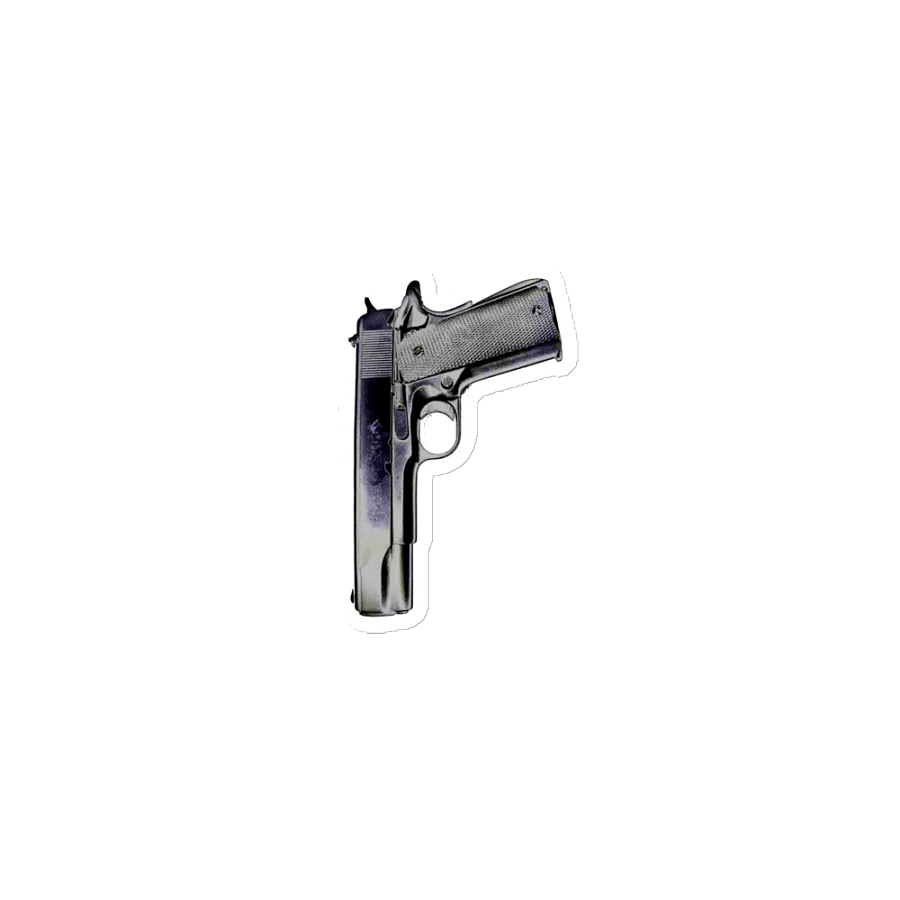 Semi-Automatic Pistol | Die-Cut Magnets product image (1)