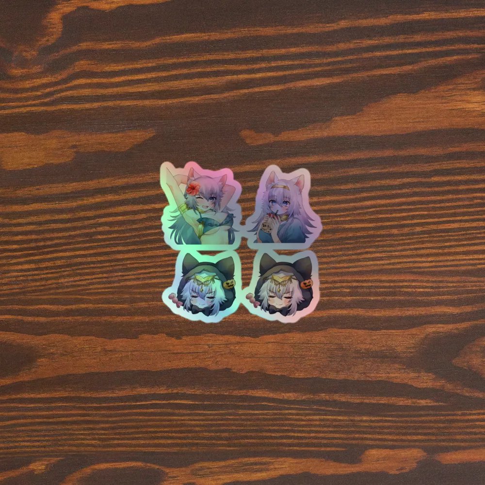 Paws Holographic Sticker Sheet Mix 1 product image (3)