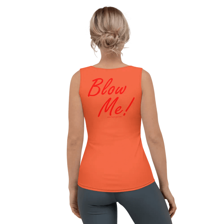 Rip Emoji Blow Me Orange Women's Tank product image (2)