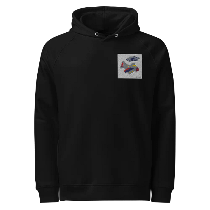 Kid Airplane (Stanley/Stella Unisex Organic Side Pocket Hoodie) product image (1)