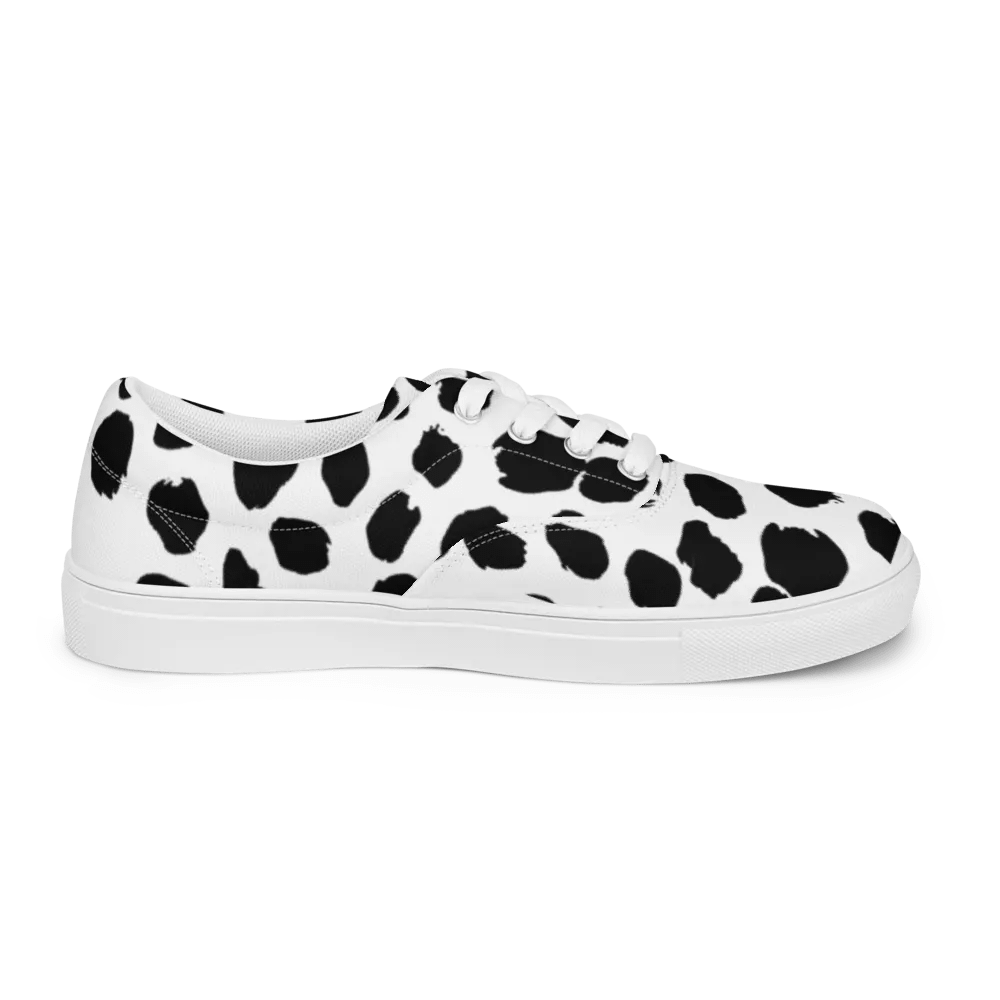 Men's Dalmatian Lace-Up Canvas Shoes product image (8)