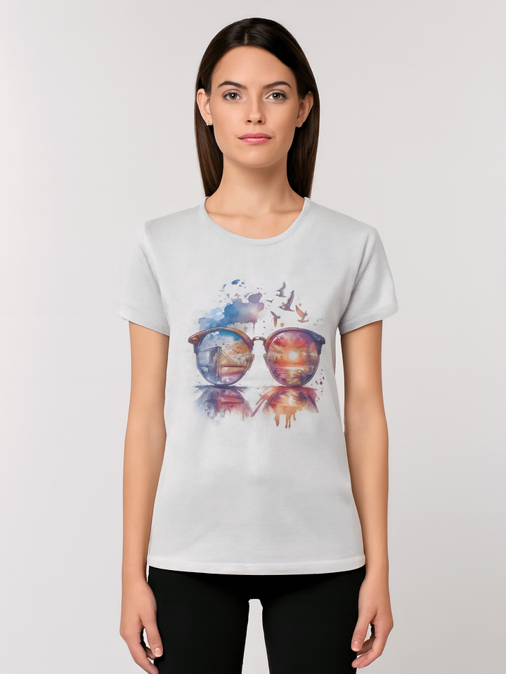 Reflective Landscapes Sunglasses - Artistic Edition T-SHIRT product image (1)
