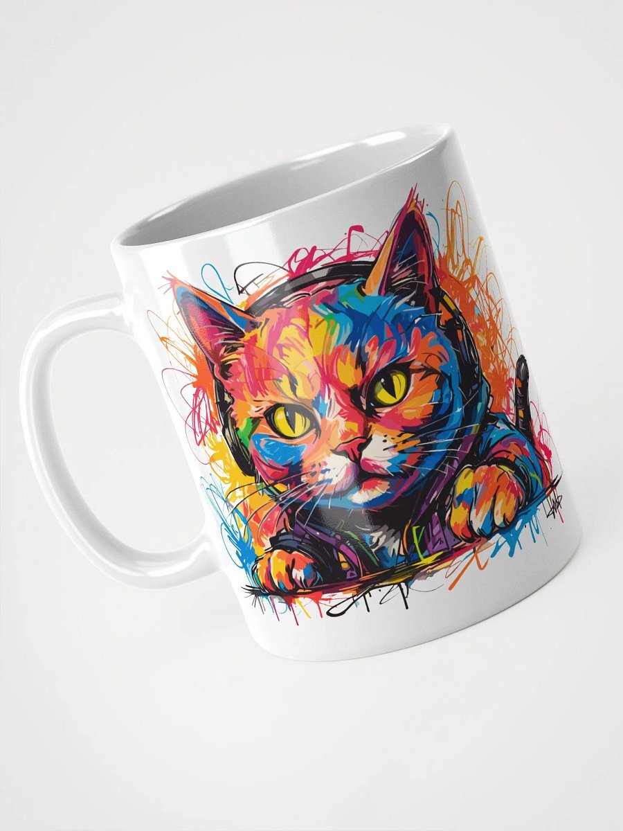 Graffiti Scribbles Cat 7 , Mug product image (6)