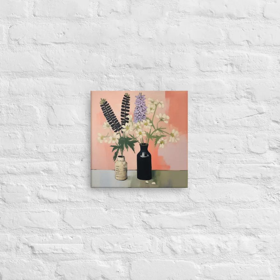 Art2401-62 Vase Flowers Still Life - Canvas Print - sm product image (9)