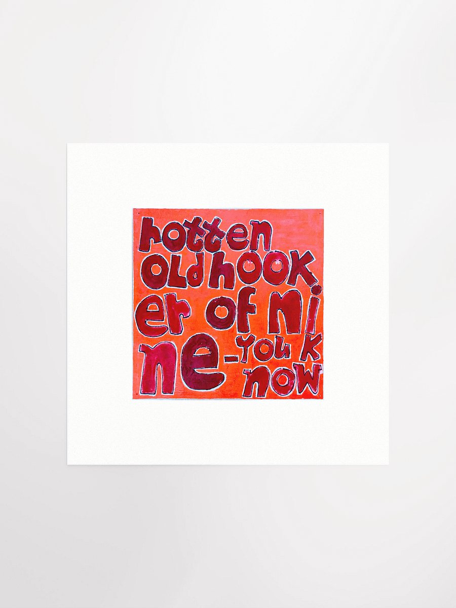 Rotten Old Hooker Print product image (2)