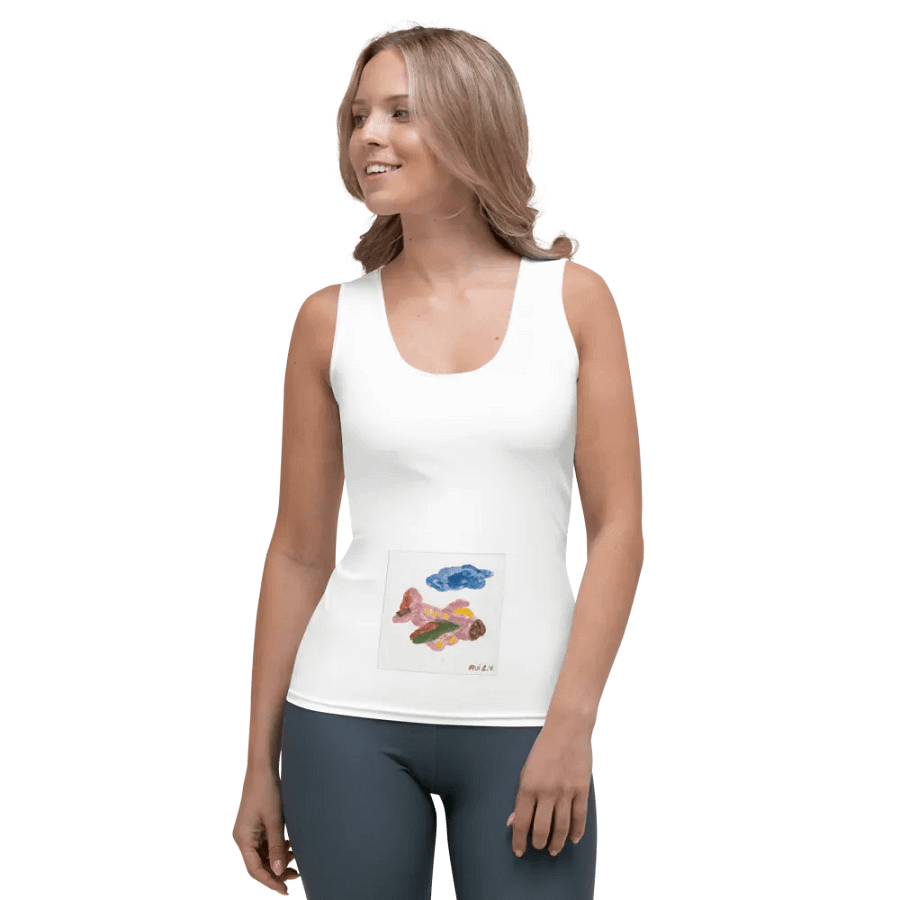 Kid Airplane (All-Over Print Women's Tank Top) product image (1)