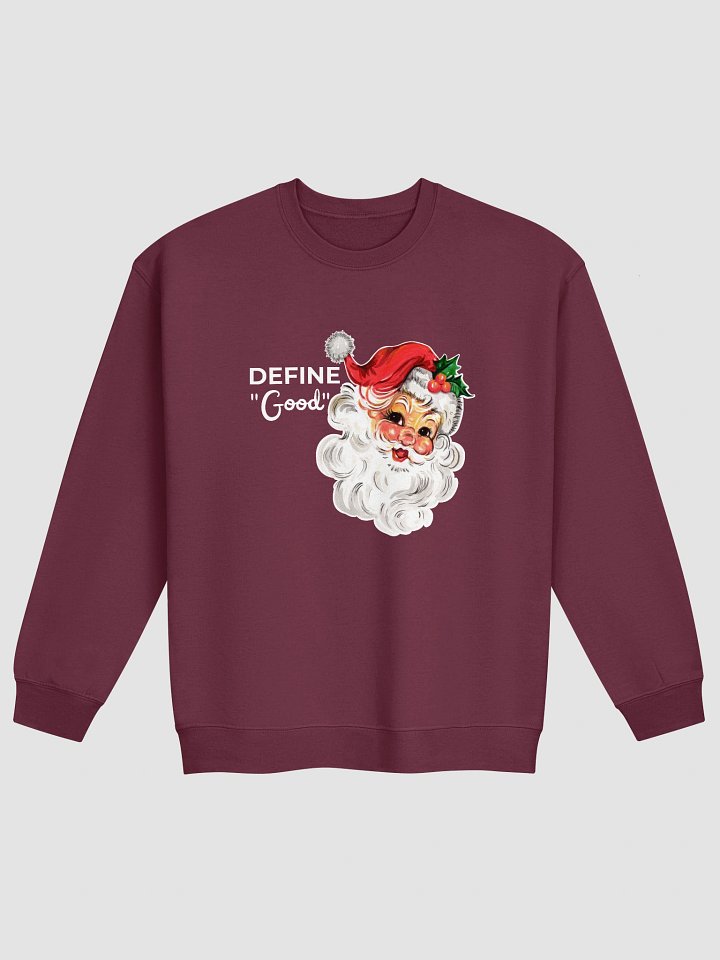 Define Good Moral Lawgiver Christmas Graphic Crewneck Sweatshirt product image (1)