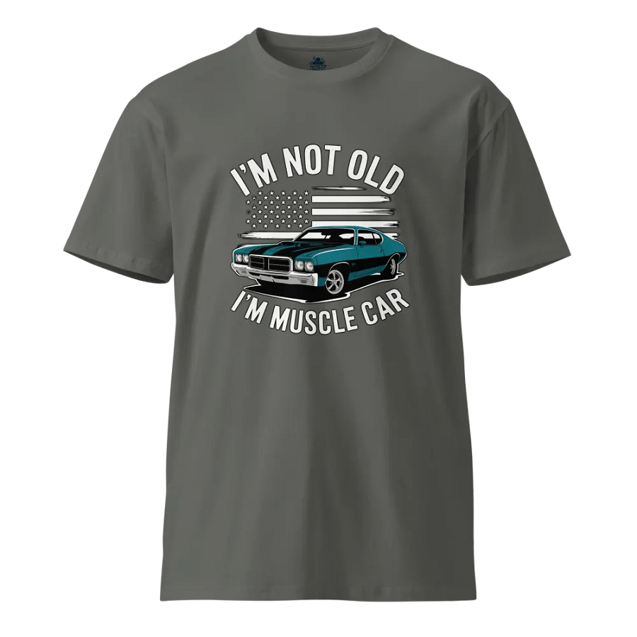 Vintage Muscle Car Flag T-Shirt product image (6)
