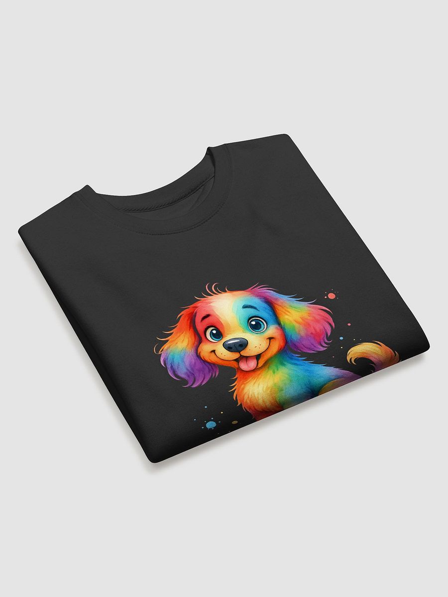 Rainbow Fur Cartoon Dog Sweatshirt product image (3)