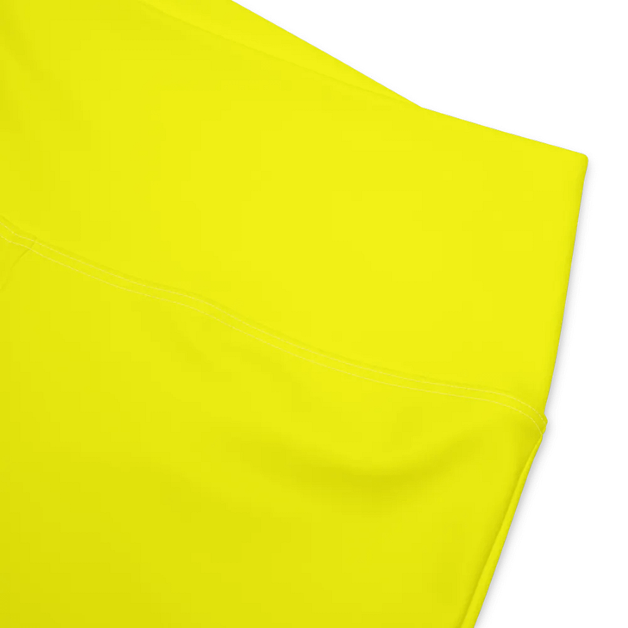 Plain Color Yellow Flare Leggings product image (8)