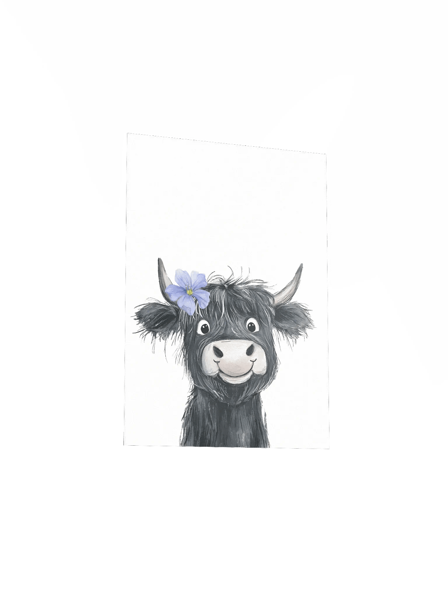 Highland Black Cow, Farm Nursery Print product image (17)