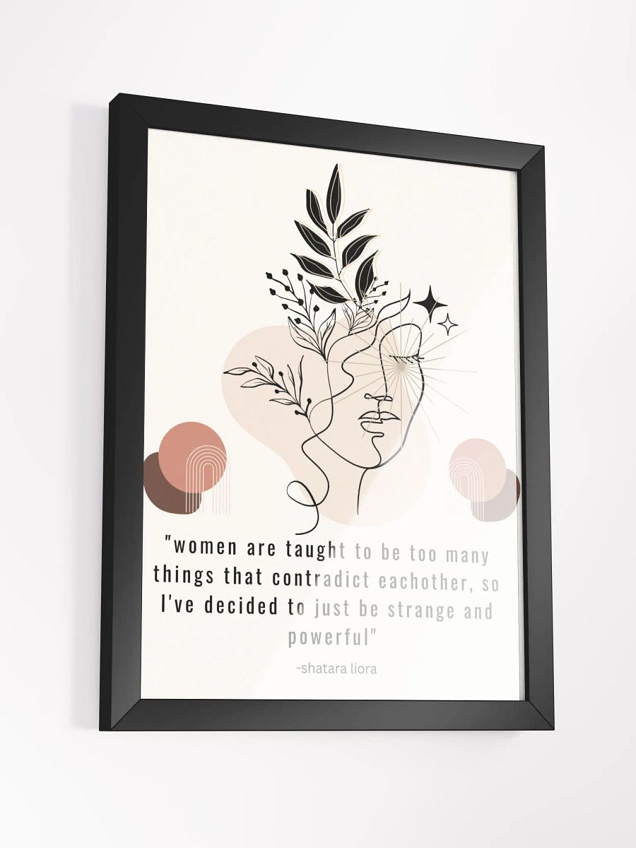 strange and powerful ii- framed design product image (3)