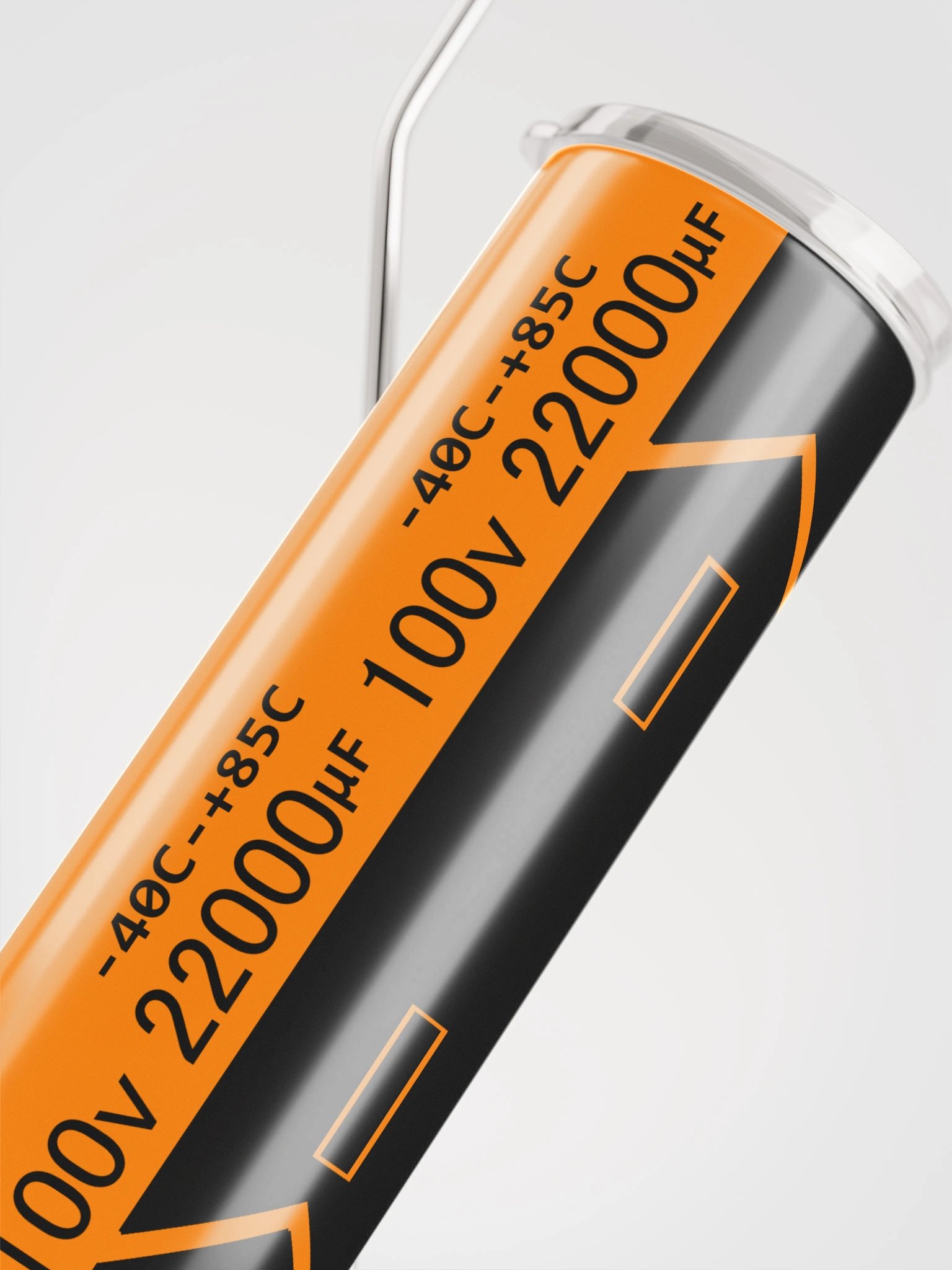 Capacitor Stainless Steel Tumbler - ORANGE product image (4)