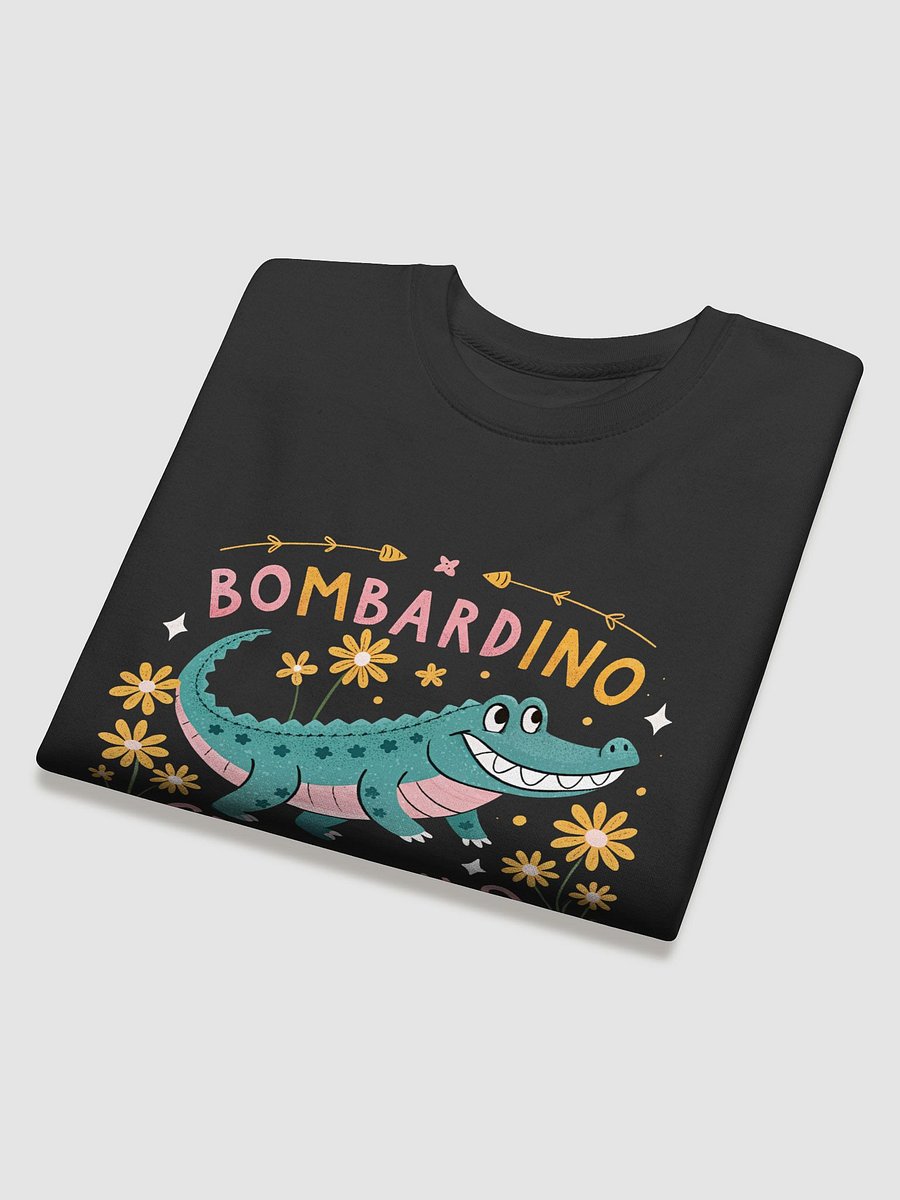 A vibrant retro-style illustration depicting an alligator with friendly smile product image (4)