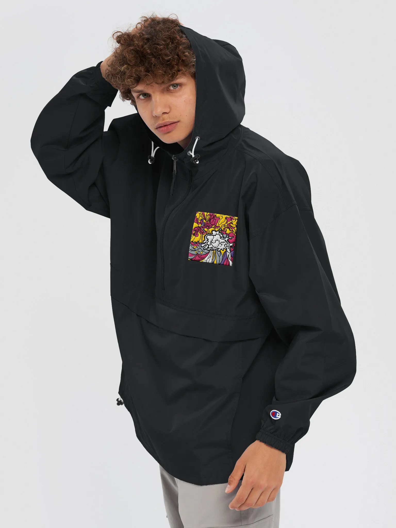 Energize Abstract Packable Jacket - Wave at Sunset product image (44)