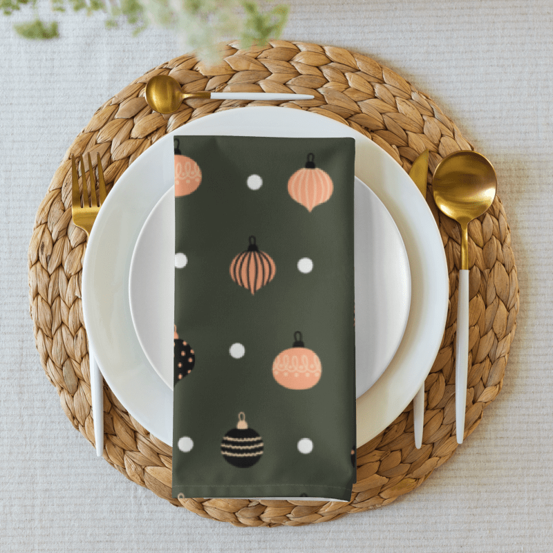 Festive Ornaments Cloth Napkin Set product image (3)