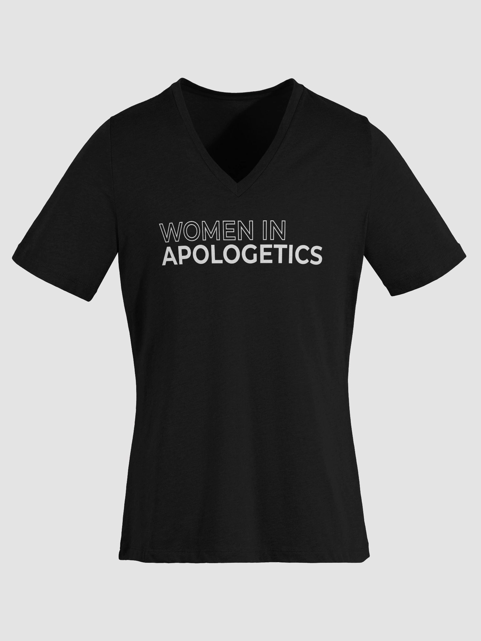 Women in Apologetics Super Soft Relaxed-fit Women's V-Neck T-Shirt product image (13)