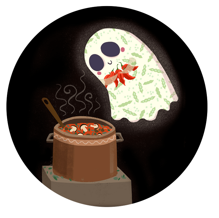 Little Ghost Chili Chef - Ceramic Mug product image (2)