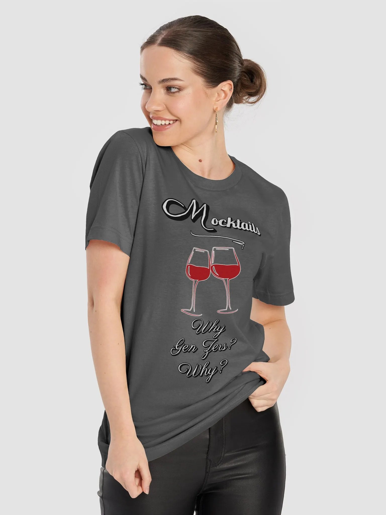 Mocktails - Why Gen Zers? Why? Funny T-shirt product image (52)