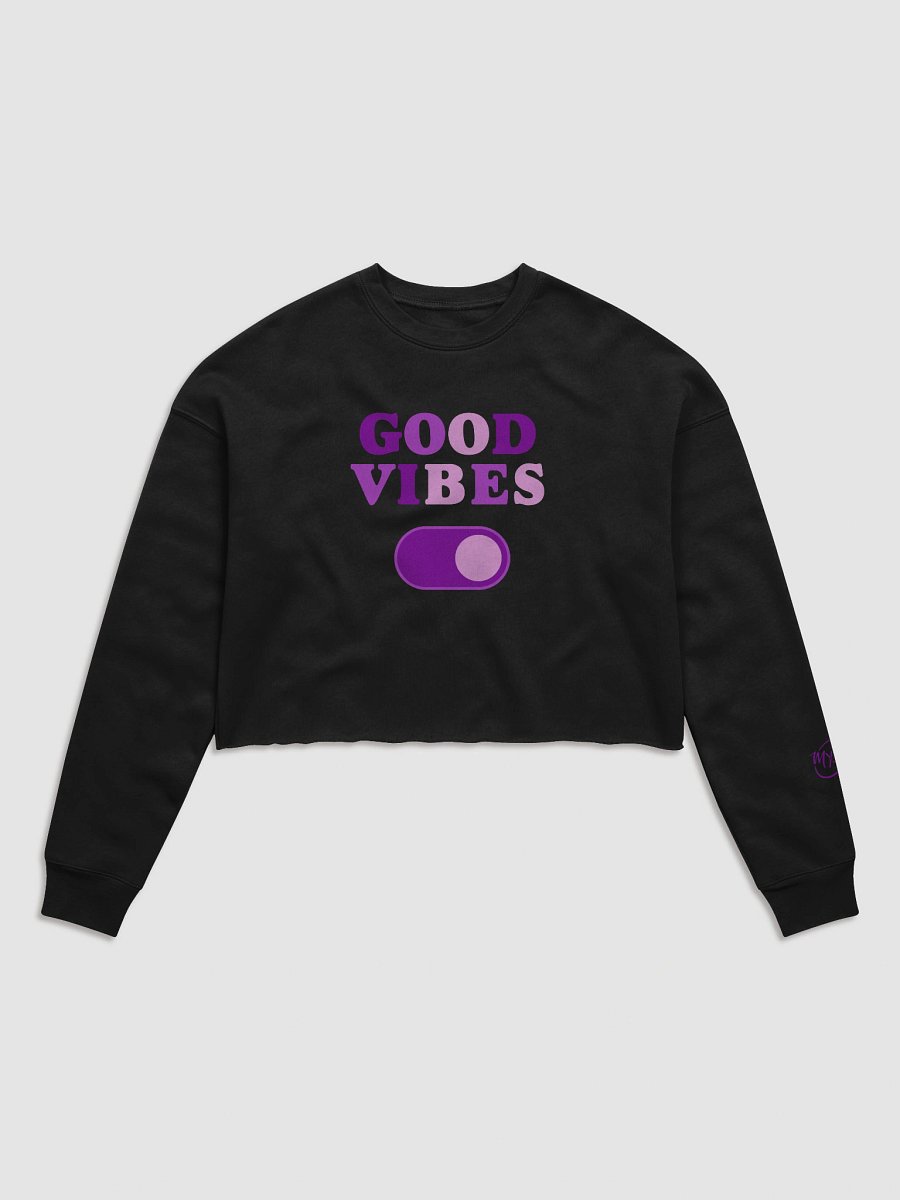 "Good Vibes" Cropped Sweatshirt | MyTime Movie Network Collection product image (3)