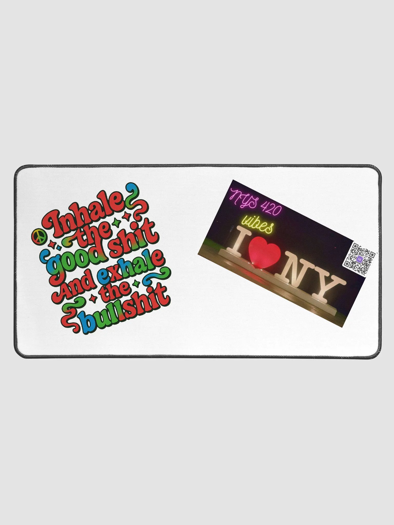 NY 420 Vibes Desk Mat - Leafy Urban Style product image (1)