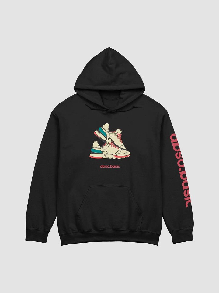 Artistic Sneaker Illustration Print Hoodie product image (2)
