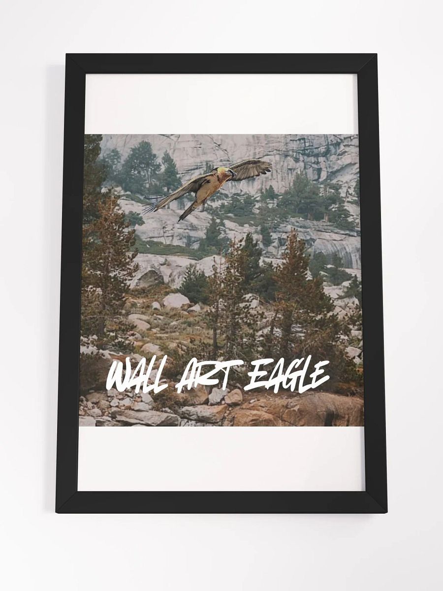 Wall Art Eagle in Forest Framed High-Quality Matte Poster (in) product image (4)