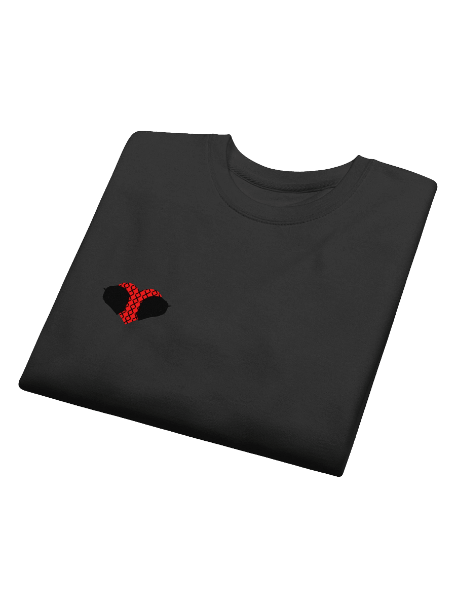 Matching Road Helmet Heart (Black-Left) | Crewneck product image (4)