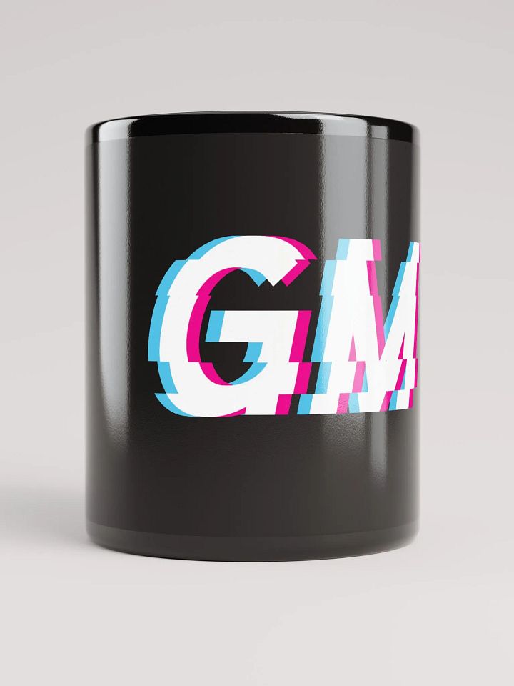 GM Black Glossy Mug product image (1)