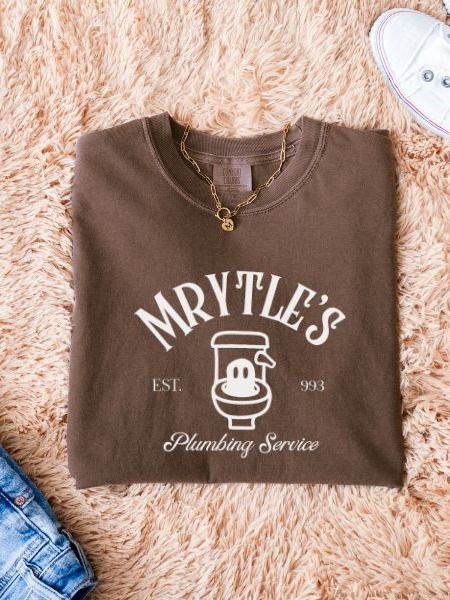 Mrytle Plumbing Vintage Minimalist Shirt product image (26)