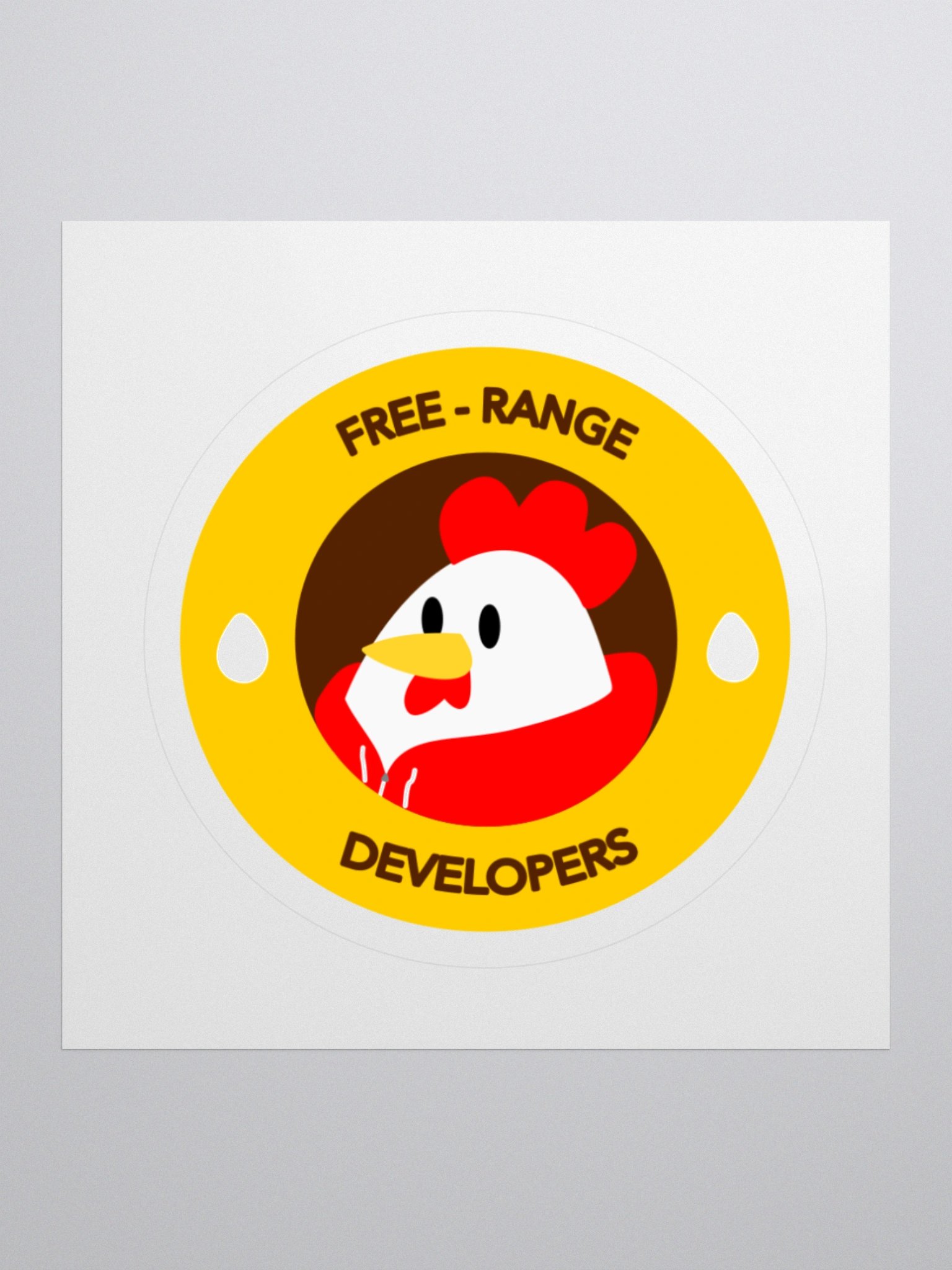 Free-range Developers Chicken Sticker product image (1)