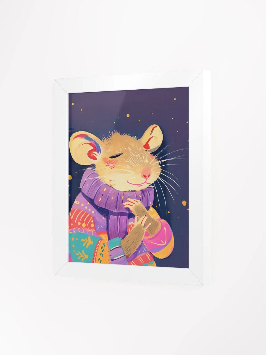 Cozy Winter Night Framed Matte Poster product image (3)