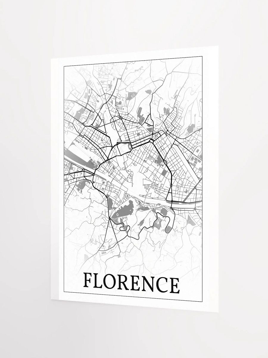 Florence, Italy, city map print product image (9)