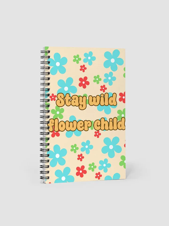 Stay Wild Flower Child Journal 70s Themed Nature Inspirational & Motivational product image (1)