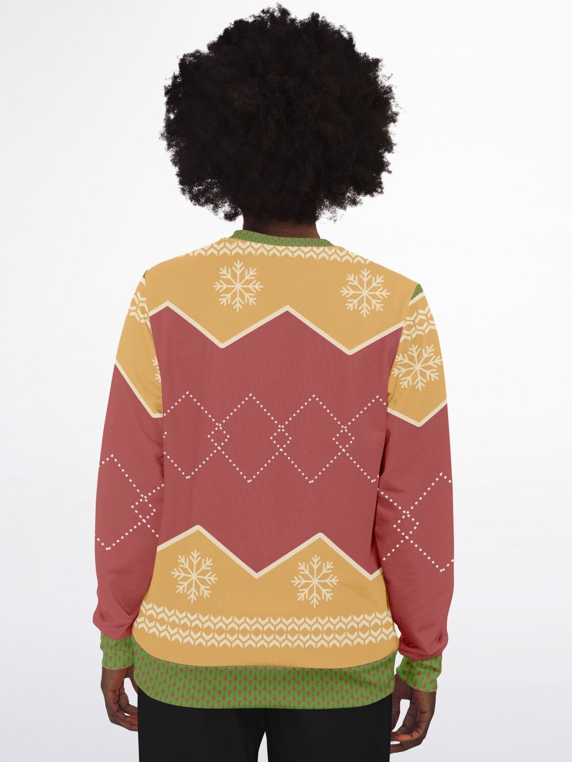 Coffee Lover Christmas Sweatshirt "I Run on Coffee and Christmas Cheer" | Cute Holiday Sweater for Coffee Addicts | Cozy Winter Gift product image (4)