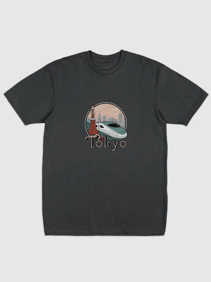 Tokyo Cityscape Cotton Heritage Men's Premium Heavyweight Tee product image (1)