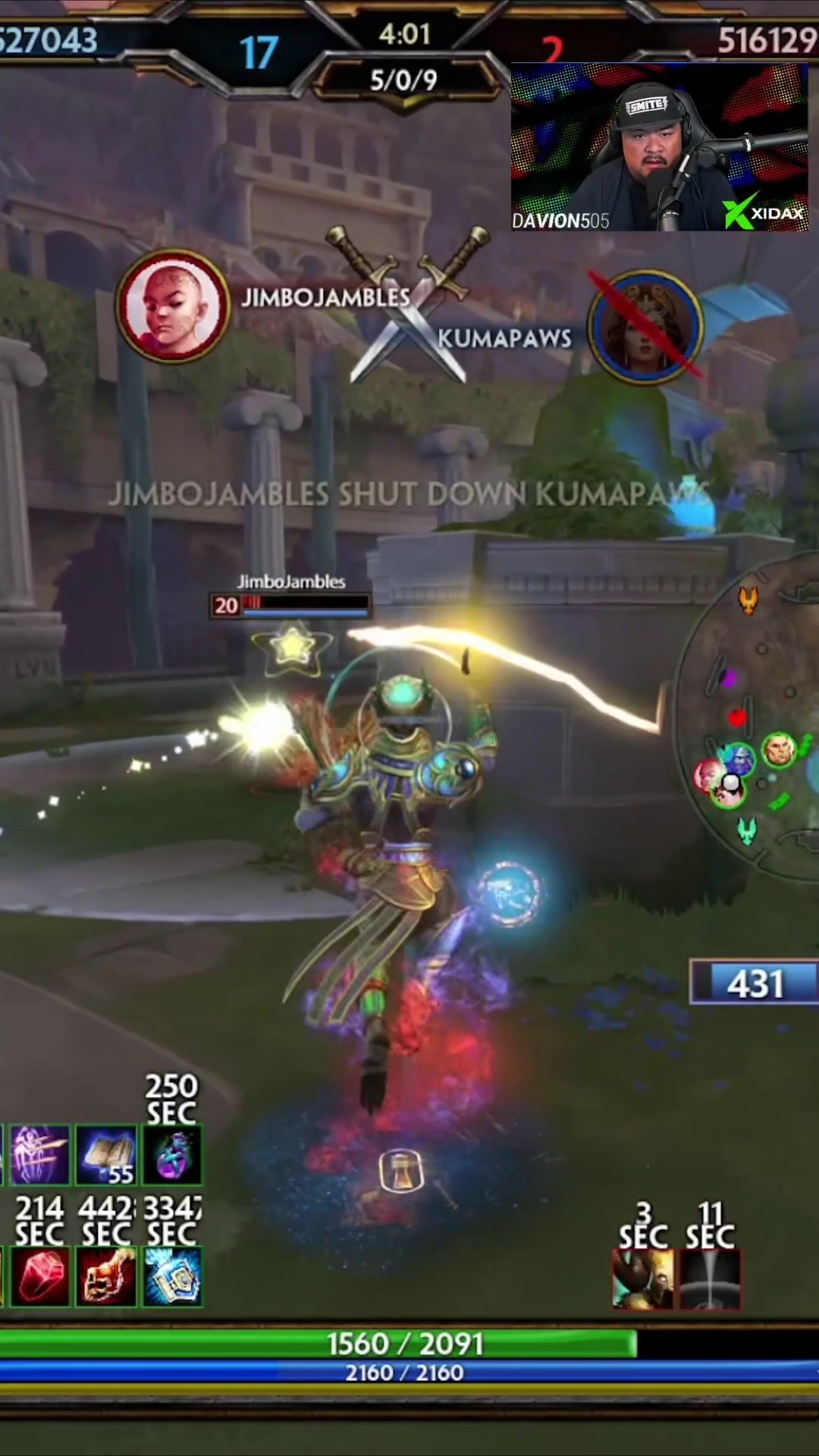 Fooling around in some Cooldowns Runneth Over #smitegame #fyp #fypシ #smitetok #smitegaming #smiteclip #twitch #streamer 