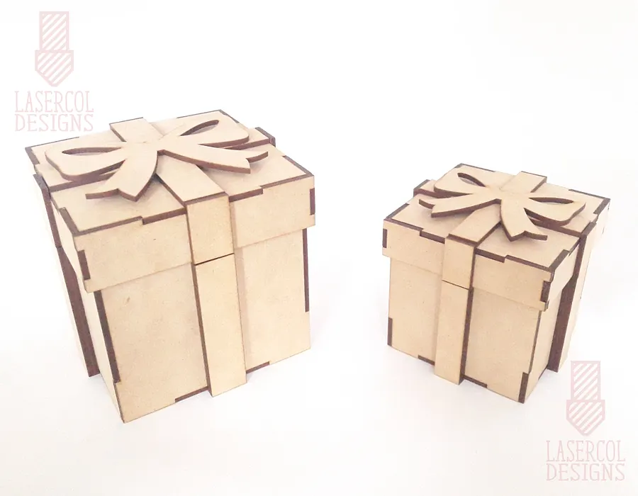 Gift Box (Two Sizes) - Laser Cut Files product image (3)
